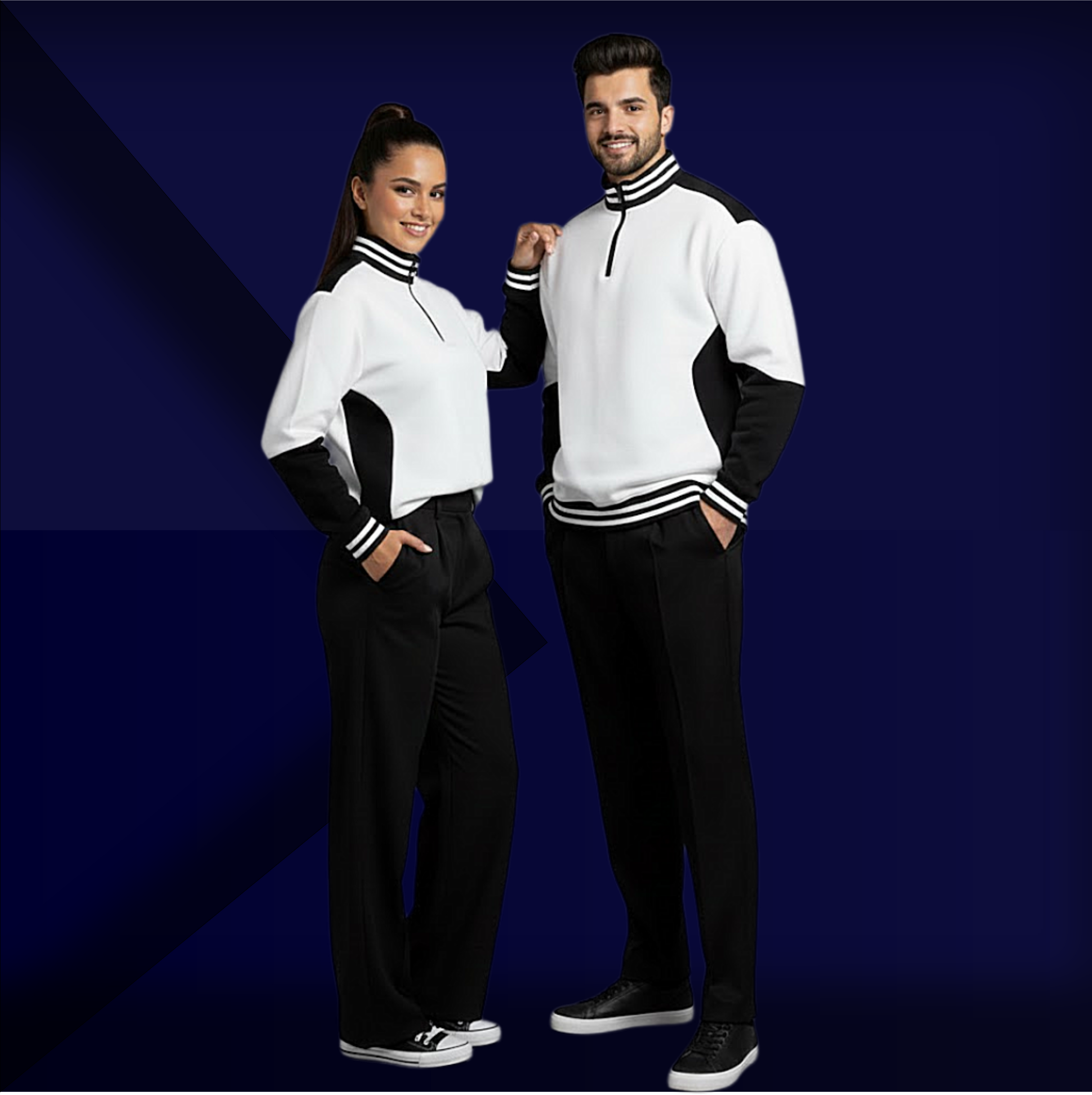 Formal Sweatsuit Black | Whitee