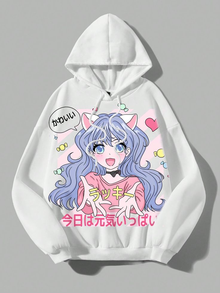 Anime Girl Regular Hoodie