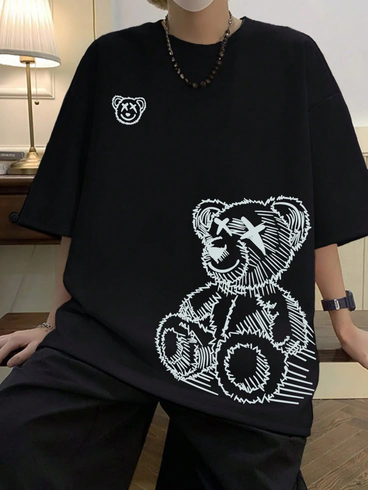 Bear Dropshoulder T-Shirt