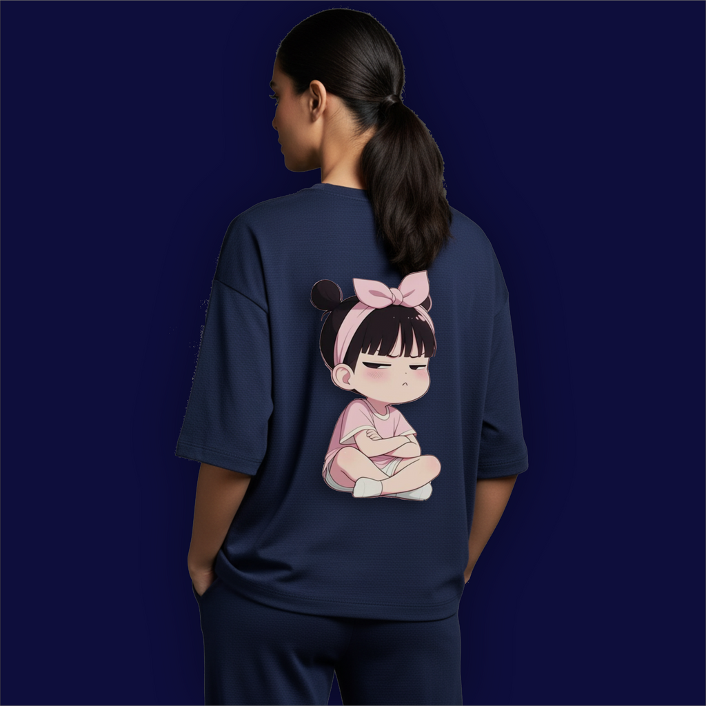 Angry Girl  Dropshoulder T-Shirt