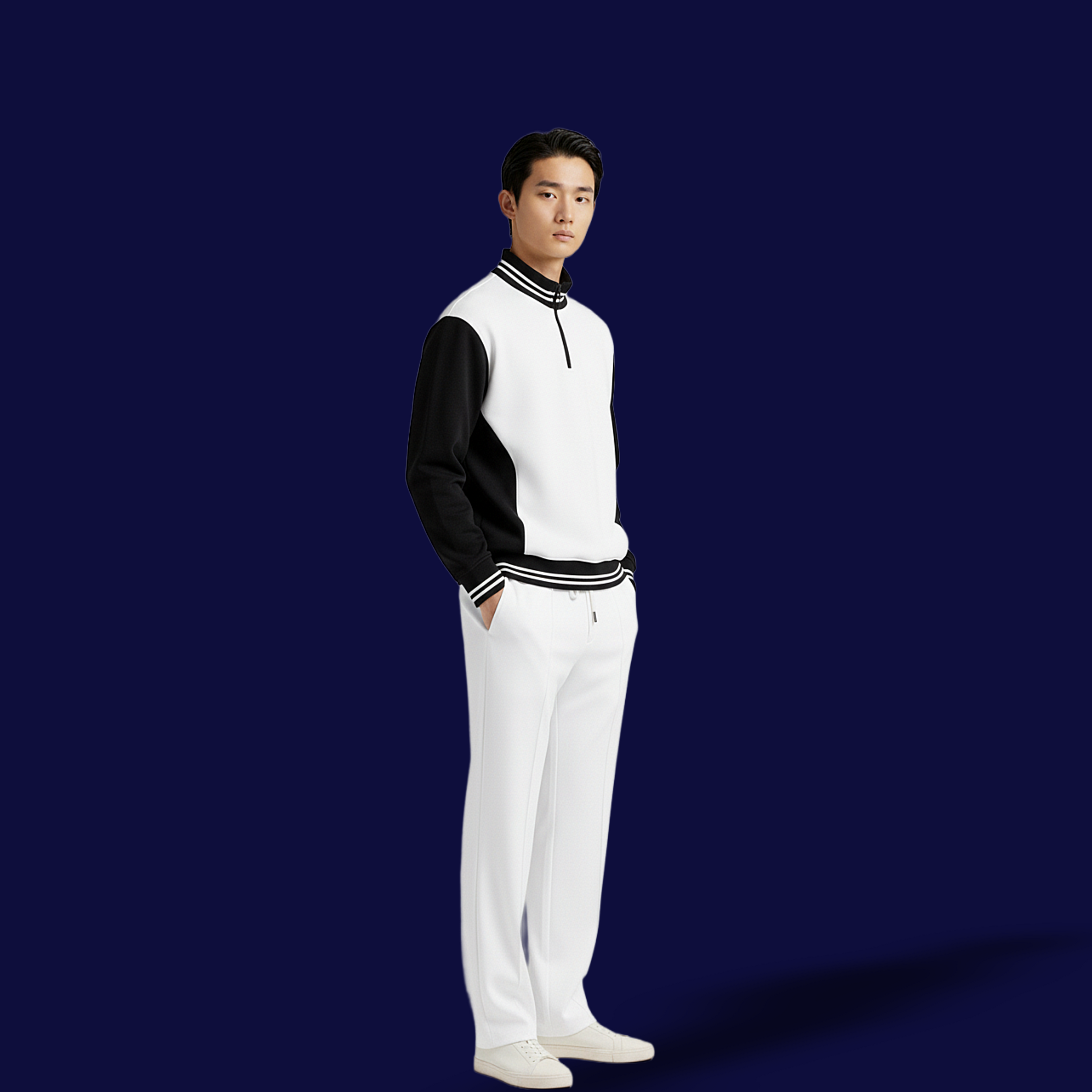 Formal Sweatsuit Whitee For Man