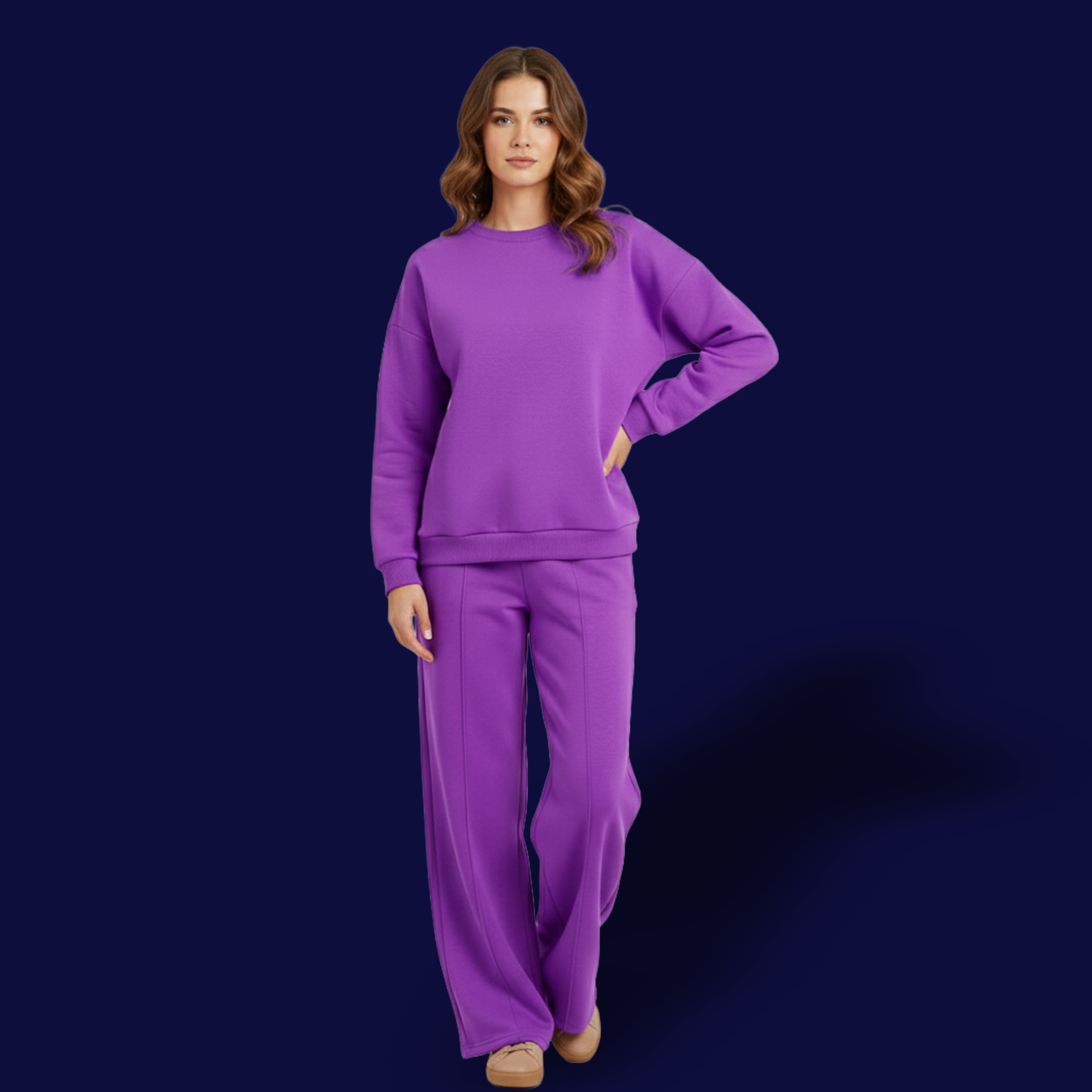 Purple Formal Sweatsuit